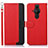 Funda de Cuero Cartera con Soporte Carcasa A09D para Sony Xperia PRO-I Rojo