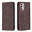 Funda de Cuero Cartera con Soporte Carcasa B01F para Motorola Moto G Stylus (2022) 4G Marron