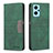 Funda de Cuero Cartera con Soporte Carcasa B01F para Realme 9i 4G Verde