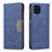Funda de Cuero Cartera con Soporte Carcasa B01F para Samsung Galaxy M12 Azul