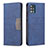 Funda de Cuero Cartera con Soporte Carcasa B01F para Samsung Galaxy M40S Azul