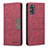 Funda de Cuero Cartera con Soporte Carcasa B01F para Samsung Galaxy S20 5G Rojo