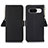 Funda de Cuero Cartera con Soporte Carcasa B01H para Google Pixel 8a 5G Negro