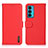 Funda de Cuero Cartera con Soporte Carcasa B01H para Motorola Moto Edge 20 5G Rojo