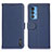 Funda de Cuero Cartera con Soporte Carcasa B01H para Motorola Moto Edge S Pro 5G Azul