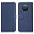 Funda de Cuero Cartera con Soporte Carcasa B01H para Nokia X20 Azul