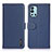 Funda de Cuero Cartera con Soporte Carcasa B01H para OnePlus 9R 5G Azul