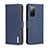 Funda de Cuero Cartera con Soporte Carcasa B01H para Samsung Galaxy Note 20 5G Azul