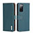 Funda de Cuero Cartera con Soporte Carcasa B01H para Samsung Galaxy S20 Lite 5G Verde