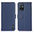 Funda de Cuero Cartera con Soporte Carcasa B01H para Vivo Y55s 5G Azul