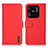 Funda de Cuero Cartera con Soporte Carcasa B01H para Xiaomi Redmi 10 India Rojo