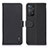 Funda de Cuero Cartera con Soporte Carcasa B01H para Xiaomi Redmi Note 11 Pro 5G Negro