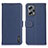 Funda de Cuero Cartera con Soporte Carcasa B01H para Xiaomi Redmi Note 11T Pro+ Plus 5G Azul