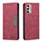 Funda de Cuero Cartera con Soporte Carcasa B02F para Motorola Moto G Stylus (2022) 4G Rojo