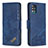 Funda de Cuero Cartera con Soporte Carcasa B03F para Samsung Galaxy M40S Azul
