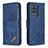 Funda de Cuero Cartera con Soporte Carcasa B03F para Samsung Galaxy S20 Ultra Azul