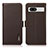 Funda de Cuero Cartera con Soporte Carcasa B03H para Google Pixel 7a 5G Marron