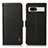 Funda de Cuero Cartera con Soporte Carcasa B03H para Google Pixel 7a 5G Negro