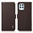 Funda de Cuero Cartera con Soporte Carcasa B03H para Motorola Moto G100 5G Marron