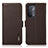 Funda de Cuero Cartera con Soporte Carcasa B03H para Oppo A54 5G Marron