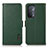 Funda de Cuero Cartera con Soporte Carcasa B03H para Oppo A74 5G Verde