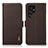 Funda de Cuero Cartera con Soporte Carcasa B03H para Samsung Galaxy S21 Ultra 5G Marron