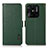 Funda de Cuero Cartera con Soporte Carcasa B03H para Xiaomi Redmi 10C 4G Verde