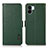 Funda de Cuero Cartera con Soporte Carcasa B03H para Xiaomi Redmi A2 Plus Verde