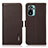 Funda de Cuero Cartera con Soporte Carcasa B03H para Xiaomi Redmi Note 10S 4G Marron