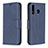 Funda de Cuero Cartera con Soporte Carcasa B04F para Samsung Galaxy A40s Azul
