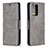 Funda de Cuero Cartera con Soporte Carcasa B04F para Xiaomi Mi 11T Pro 5G Gris