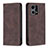 Funda de Cuero Cartera con Soporte Carcasa B05F para Oppo F21s Pro 4G Marron