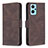 Funda de Cuero Cartera con Soporte Carcasa B05F para Realme 9i 4G Marron