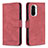 Funda de Cuero Cartera con Soporte Carcasa B05F para Xiaomi Mi 11i 5G Rojo