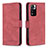Funda de Cuero Cartera con Soporte Carcasa B05F para Xiaomi Poco X4 NFC Rojo