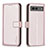 Funda de Cuero Cartera con Soporte Carcasa B06F para Google Pixel 7a 5G Oro Rosa