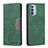 Funda de Cuero Cartera con Soporte Carcasa B06F para Motorola Moto G41 Verde