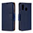 Funda de Cuero Cartera con Soporte Carcasa B06F para Samsung Galaxy A40 Azul