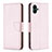 Funda de Cuero Cartera con Soporte Carcasa B06F para Samsung Galaxy M04 Oro Rosa