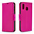 Funda de Cuero Cartera con Soporte Carcasa B06F para Samsung Galaxy M10S Rosa Roja