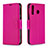 Funda de Cuero Cartera con Soporte Carcasa B06F para Samsung Galaxy M30 Rosa Roja