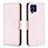 Funda de Cuero Cartera con Soporte Carcasa B06F para Samsung Galaxy M53 5G Oro Rosa