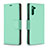 Funda de Cuero Cartera con Soporte Carcasa B06F para Samsung Galaxy Note 10 5G Verde