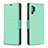 Funda de Cuero Cartera con Soporte Carcasa B06F para Samsung Galaxy Note 10 Plus 5G Verde