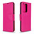 Funda de Cuero Cartera con Soporte Carcasa B06F para Samsung Galaxy S20 Plus 5G Rosa Roja