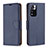 Funda de Cuero Cartera con Soporte Carcasa B06F para Xiaomi Mi 11i 5G (2022) Azul