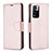 Funda de Cuero Cartera con Soporte Carcasa B06F para Xiaomi Mi 11i 5G (2022) Oro Rosa