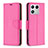 Funda de Cuero Cartera con Soporte Carcasa B06F para Xiaomi Mi 13 5G Rosa Roja