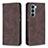 Funda de Cuero Cartera con Soporte Carcasa B07F para Motorola Moto Edge S30 5G Marron