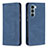 Funda de Cuero Cartera con Soporte Carcasa B07F para Motorola Moto G200 5G Azul